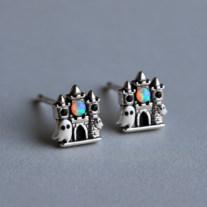 Haunted Castle Opal Stud Earrings