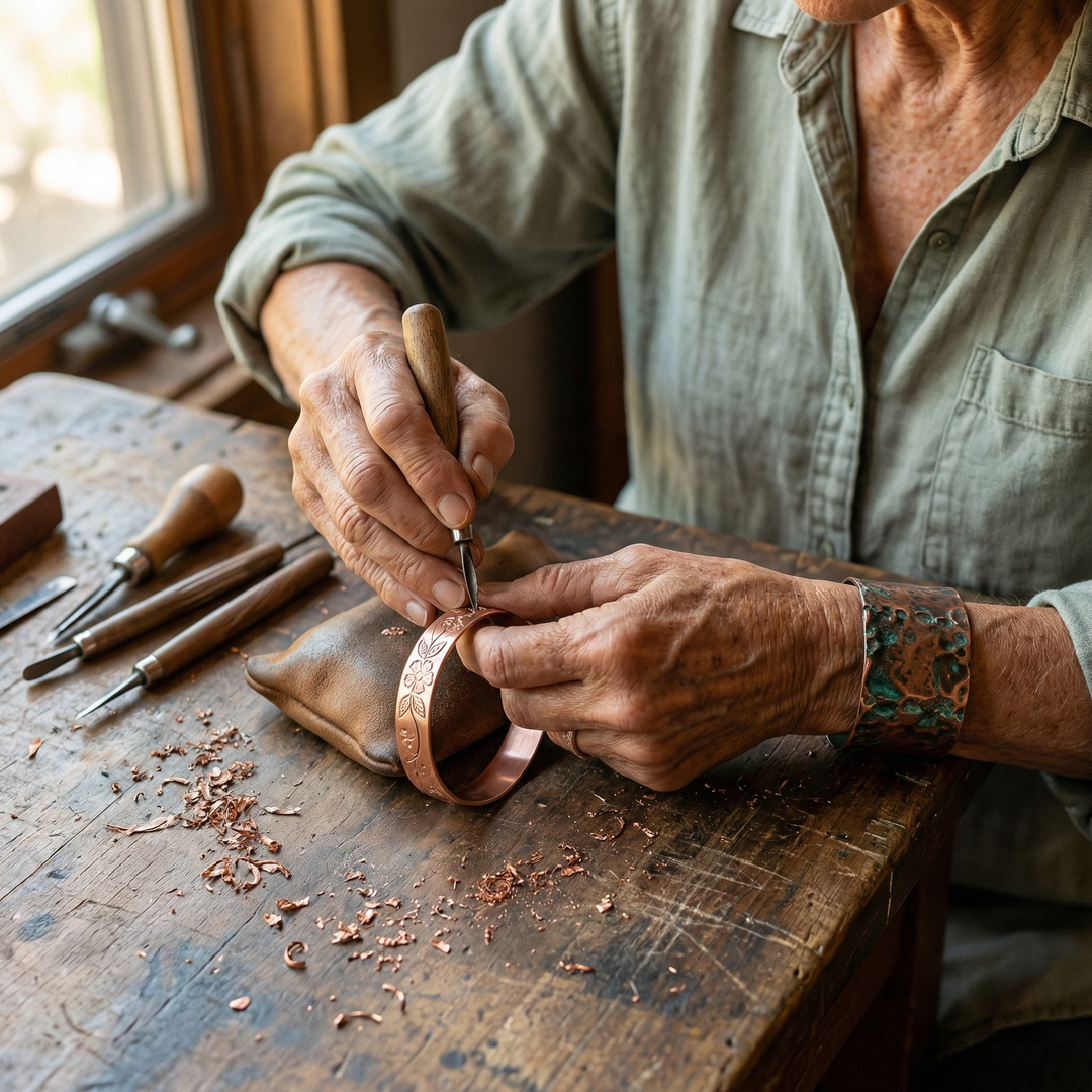 Parker's Bloom Copper Bracelet