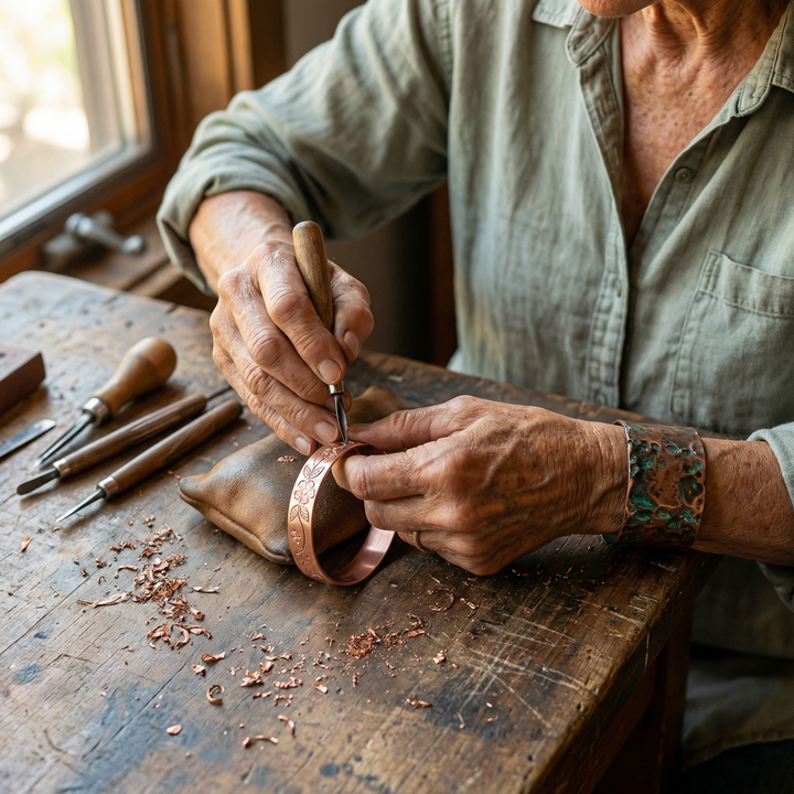 Parker's Bloom Copper Bracelet