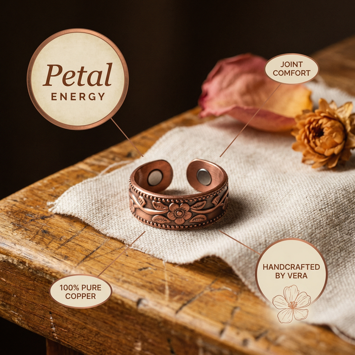 Rose's Petal Copper Ring