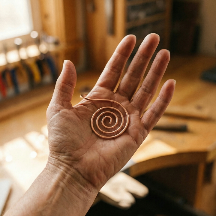 Parker's Flow Copper Hand Spiral