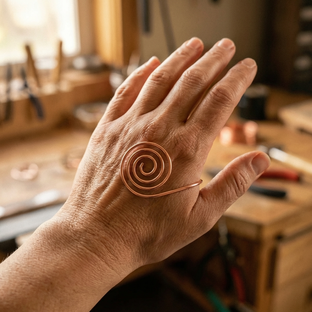Parker's Flow Copper Hand Spiral