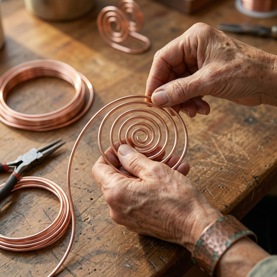 Parker's Flow Copper Hand Spiral