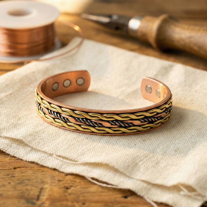 Parker's Weave Copper Bracelet (FREE)