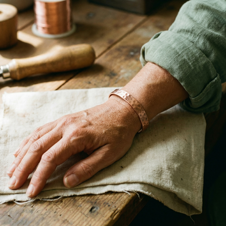 Parker's Lodestone Copper Bracelet