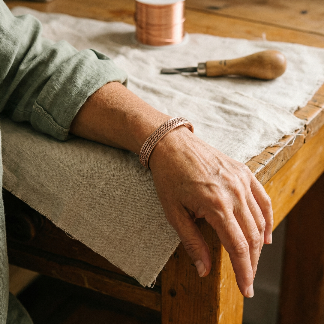 Parker's Wave Copper Bracelet (FREE)