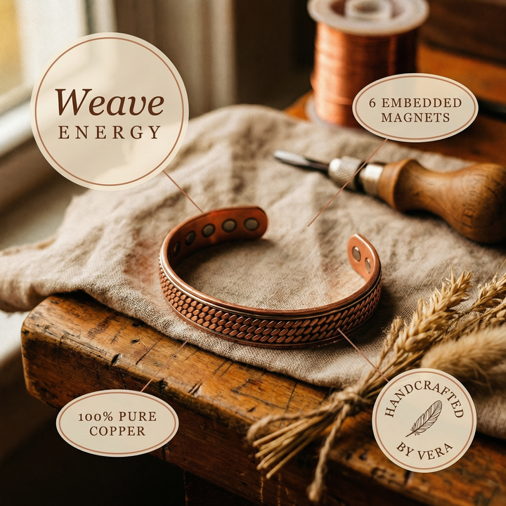 Parker's Wave Copper Bracelet (FREE)