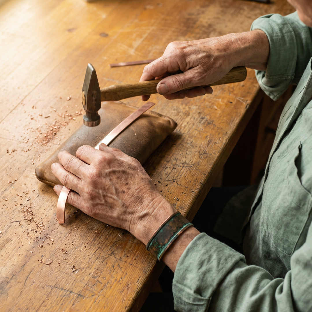 Parker's Jade Copper Bracelet