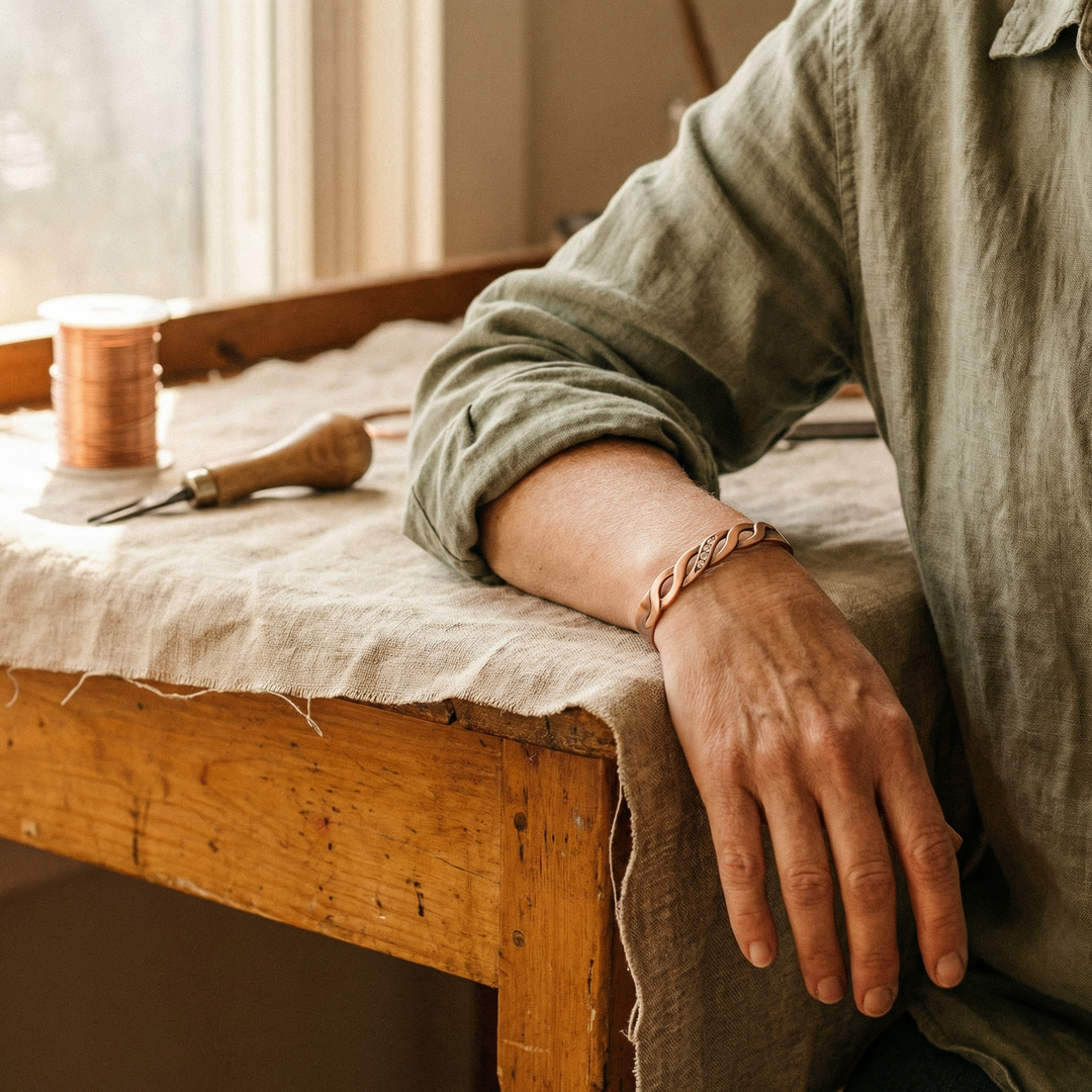Parker's Seam Copper Bracelet