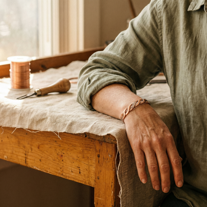 Parker's Seam Copper Bracelet