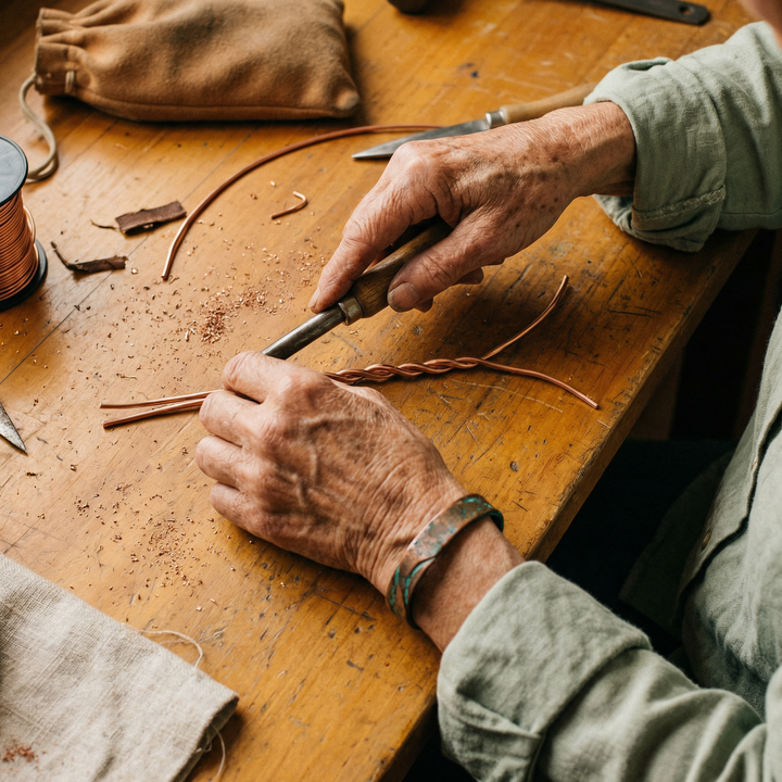 Parker's Seam Copper Bracelet