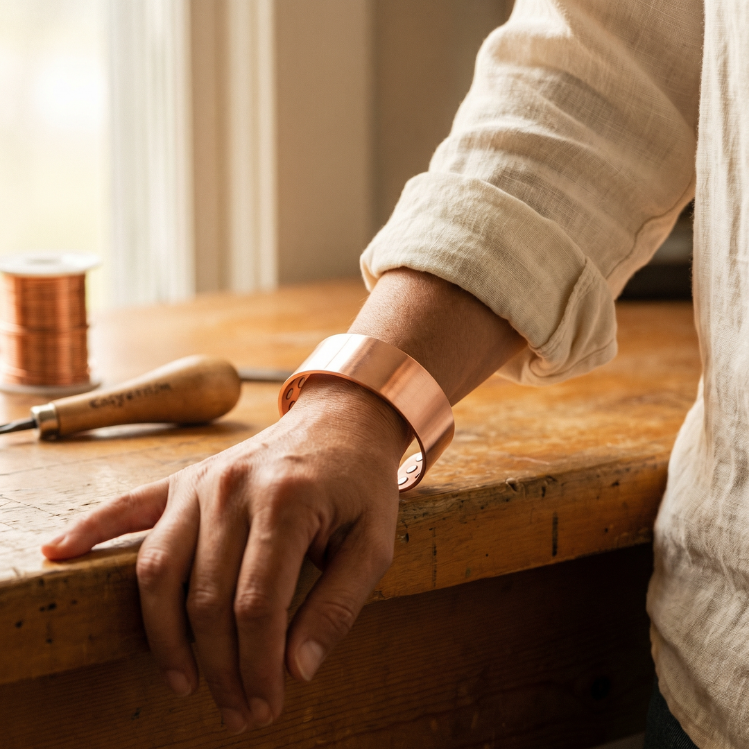 Parker's Anvil Copper Bracelet