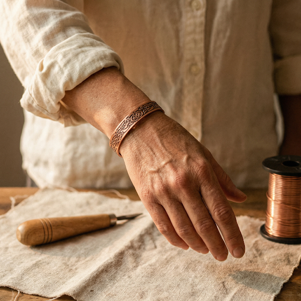 Parker's Flow Copper Bracelet