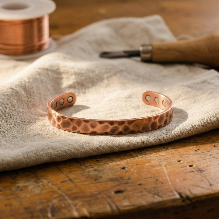 Parker's Furrow Copper Bracelet
