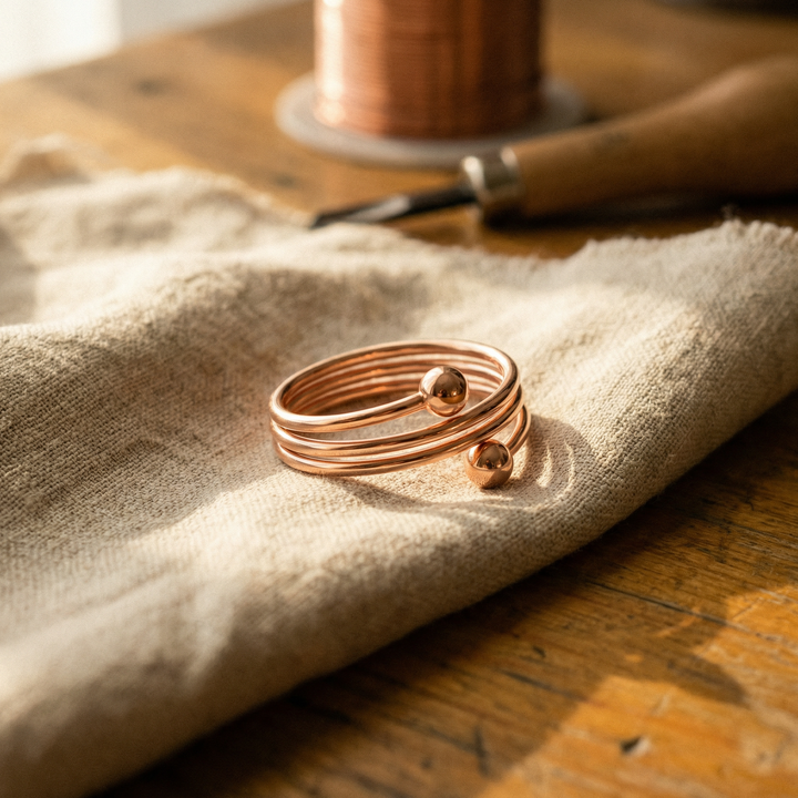 Rose's Silt Copper Ring