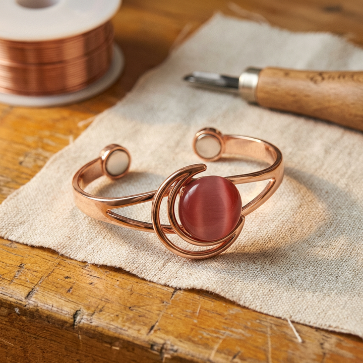 Parker's Sphere Pink Copper Bracelet