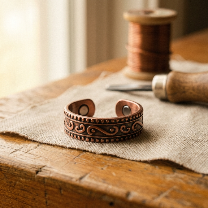 Rose's Fern Copper Ring