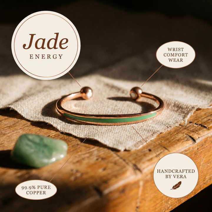 Parker's Jade Copper Bracelet