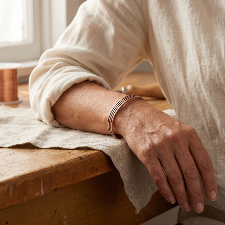 Parker's Sage Copper Bracelet