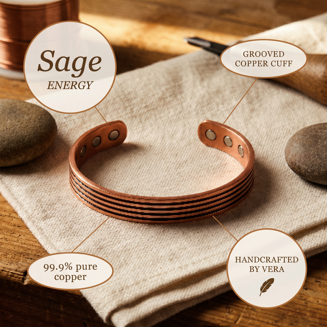 Parker's Sage Copper Bracelet