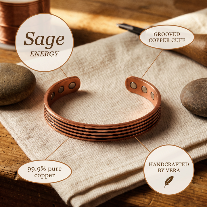 Parker's Sage Copper Bracelet