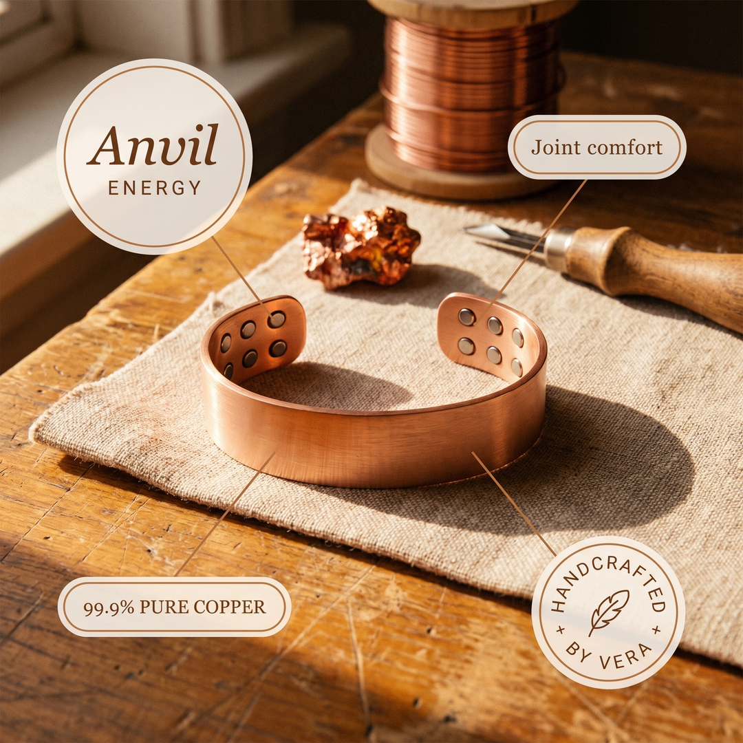 Parker's Anvil Copper Bracelet