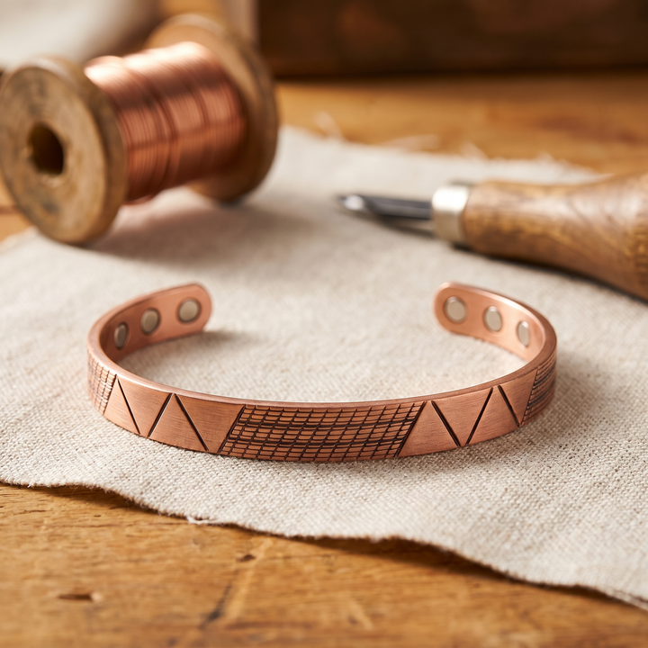 Parker's Crest Copper Bracelet