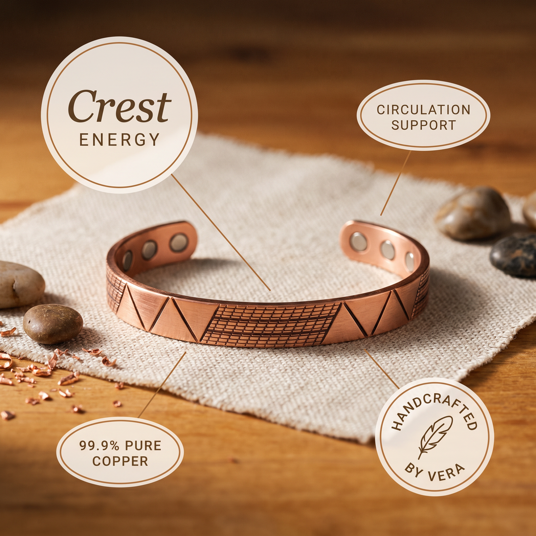 Parker's Crest Copper Bracelet