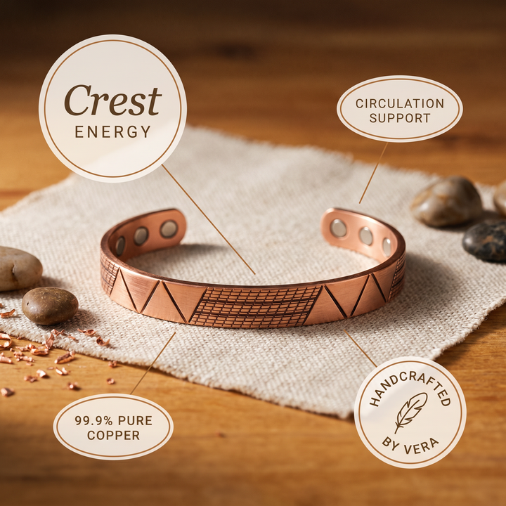 Parker's Crest Copper Bracelet