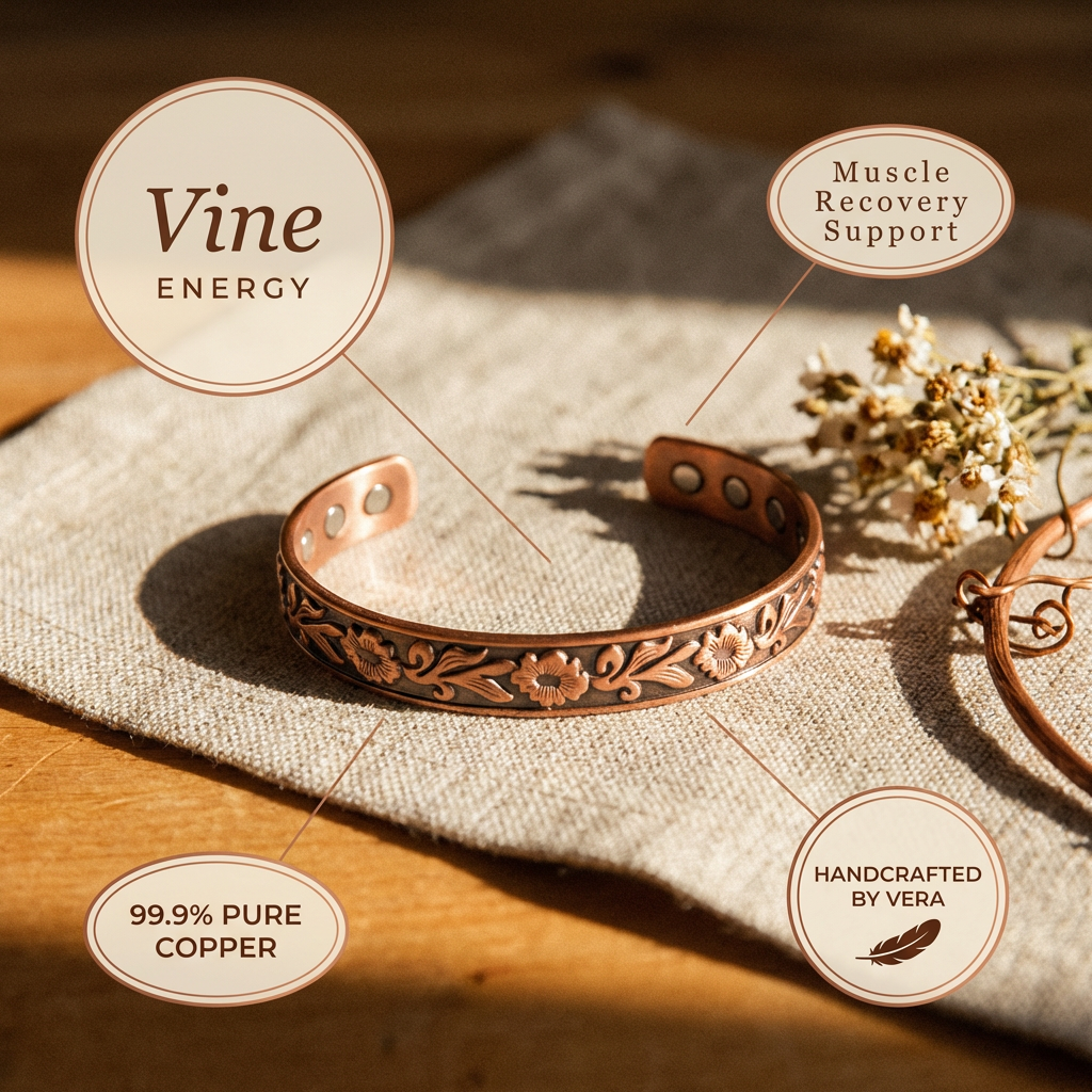 Parker's Vine Copper Bracelet
