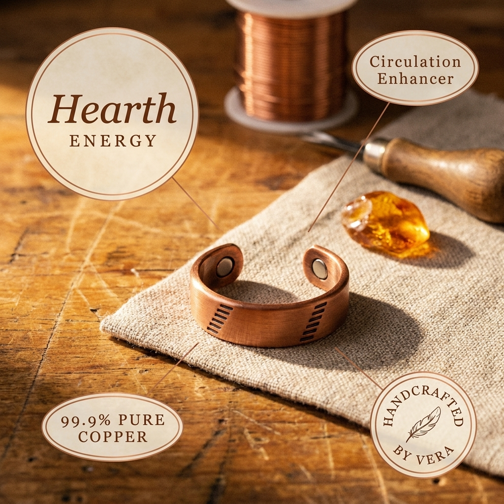 Rose's Hearth Copper Ring