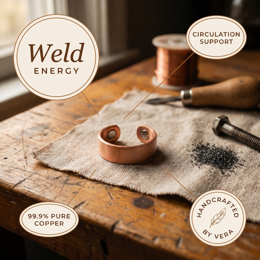 Rose's Weld Copper Ring