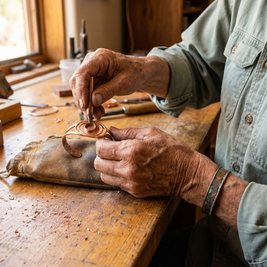Parker's Sedge Copper Bracelet (FREE)