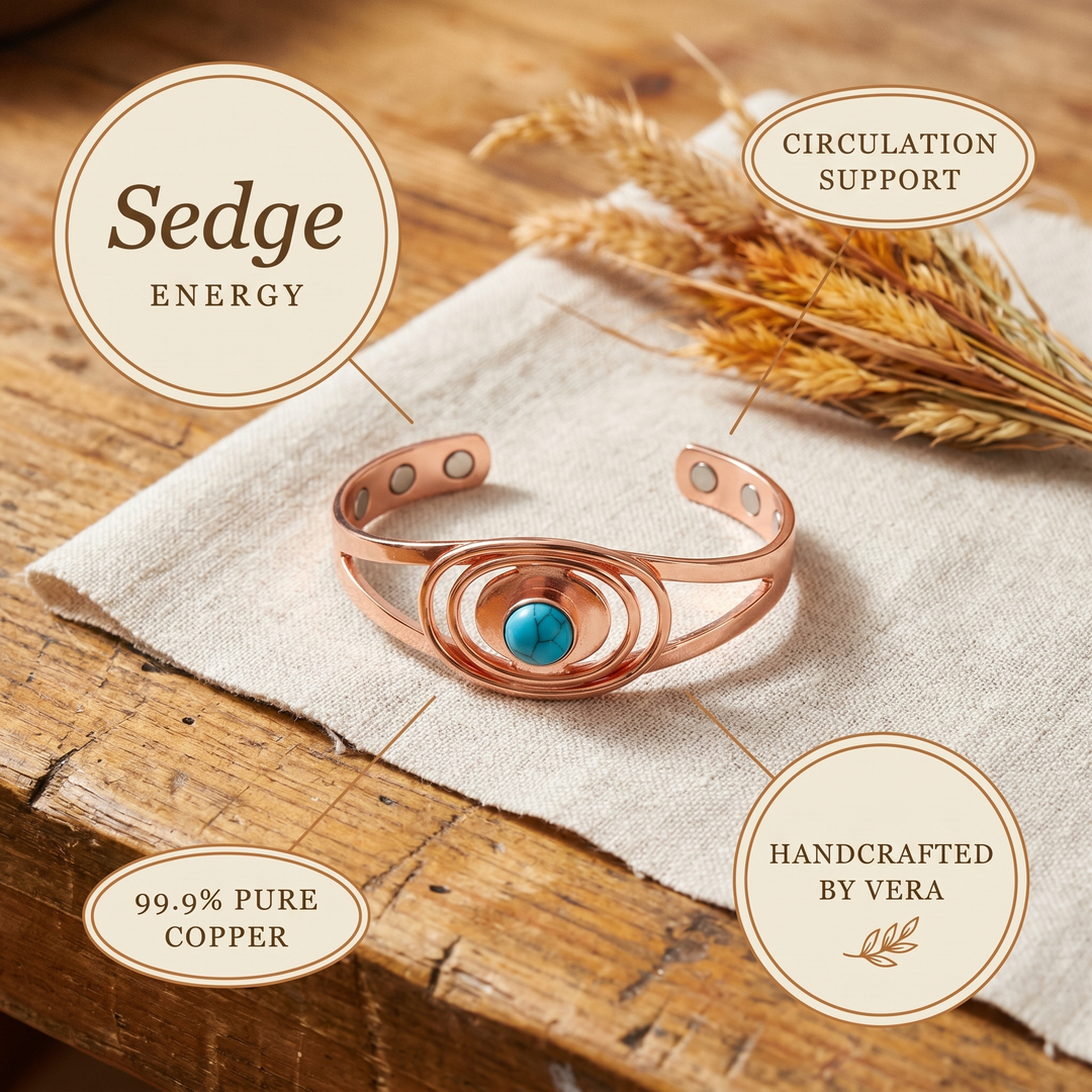 Parker's Sedge Copper Bracelet (FREE)
