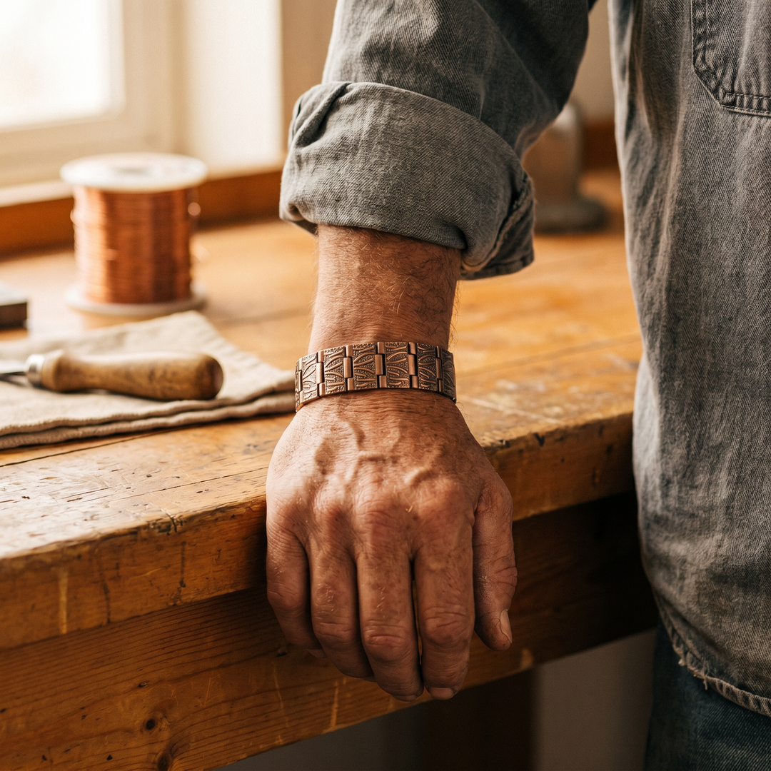 Parker's Grit Men's Copper Bracelet (FREE)