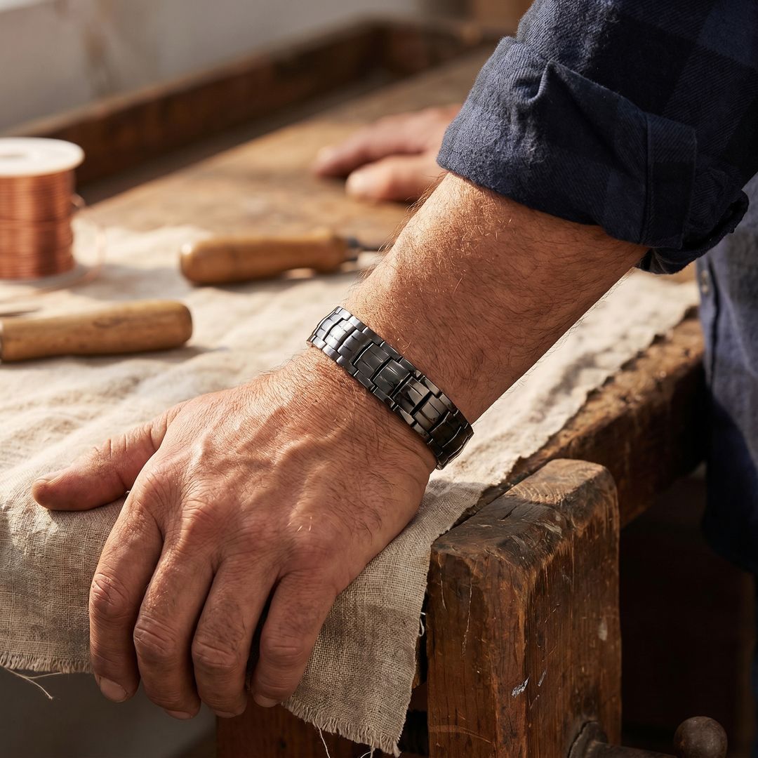 Parker's Ochre Men's  Copper Bracelet