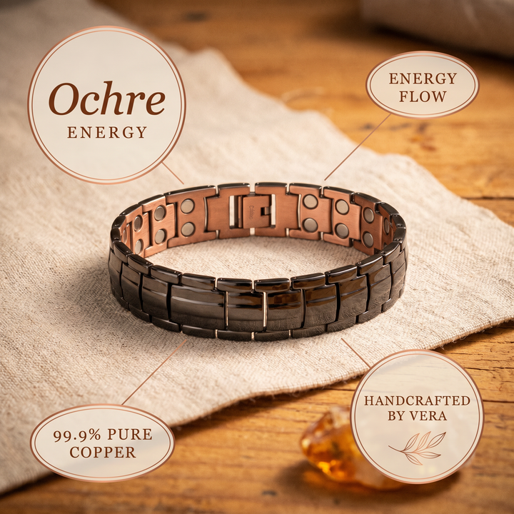 Parker's Ochre Men's  Copper Bracelet