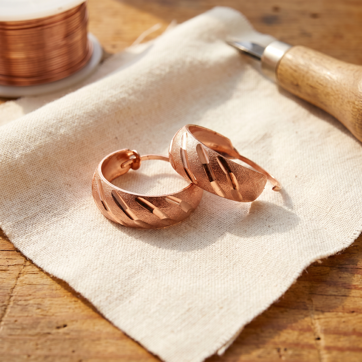 Rose's Vale Copper Earrings (FREE)