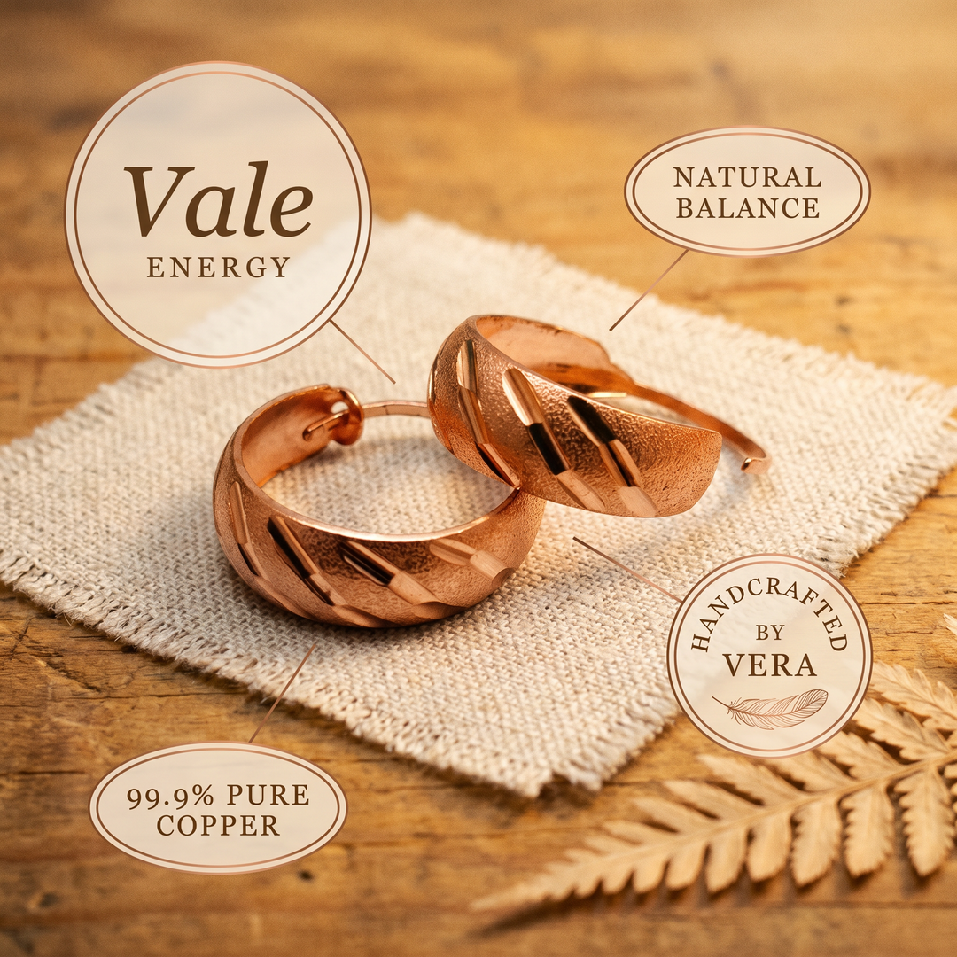Rose's Vale Copper Earrings (FREE)