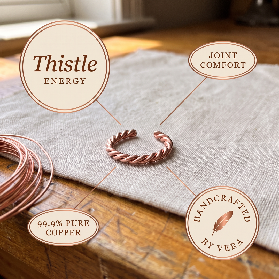 Rose's Copper Tensor Ring