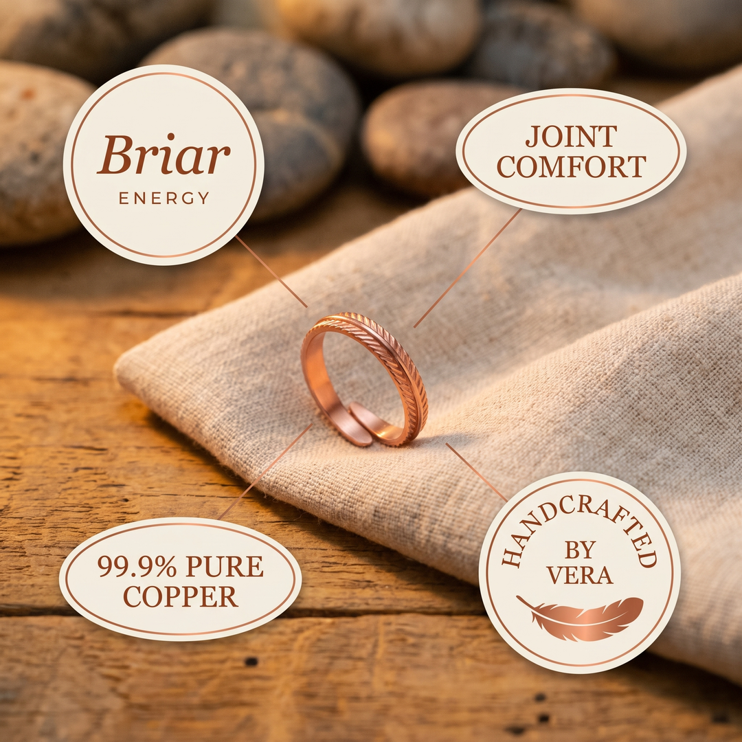 Rose's Root Copper Ring