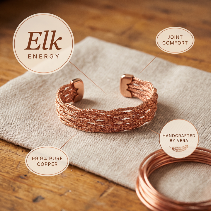 Parker's Elk Copper Bracelet