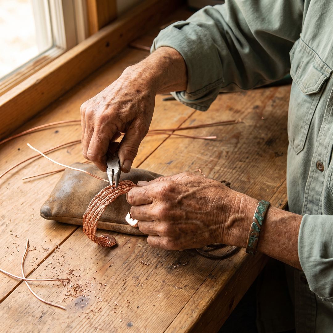 Parker's Elk Copper Bracelet