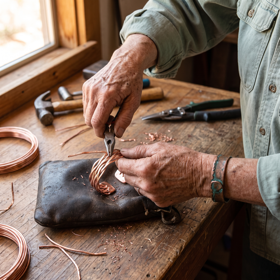 Parker's Wisp Copper Bracelet