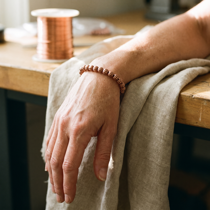 Parker's Bark Copper Bracelet