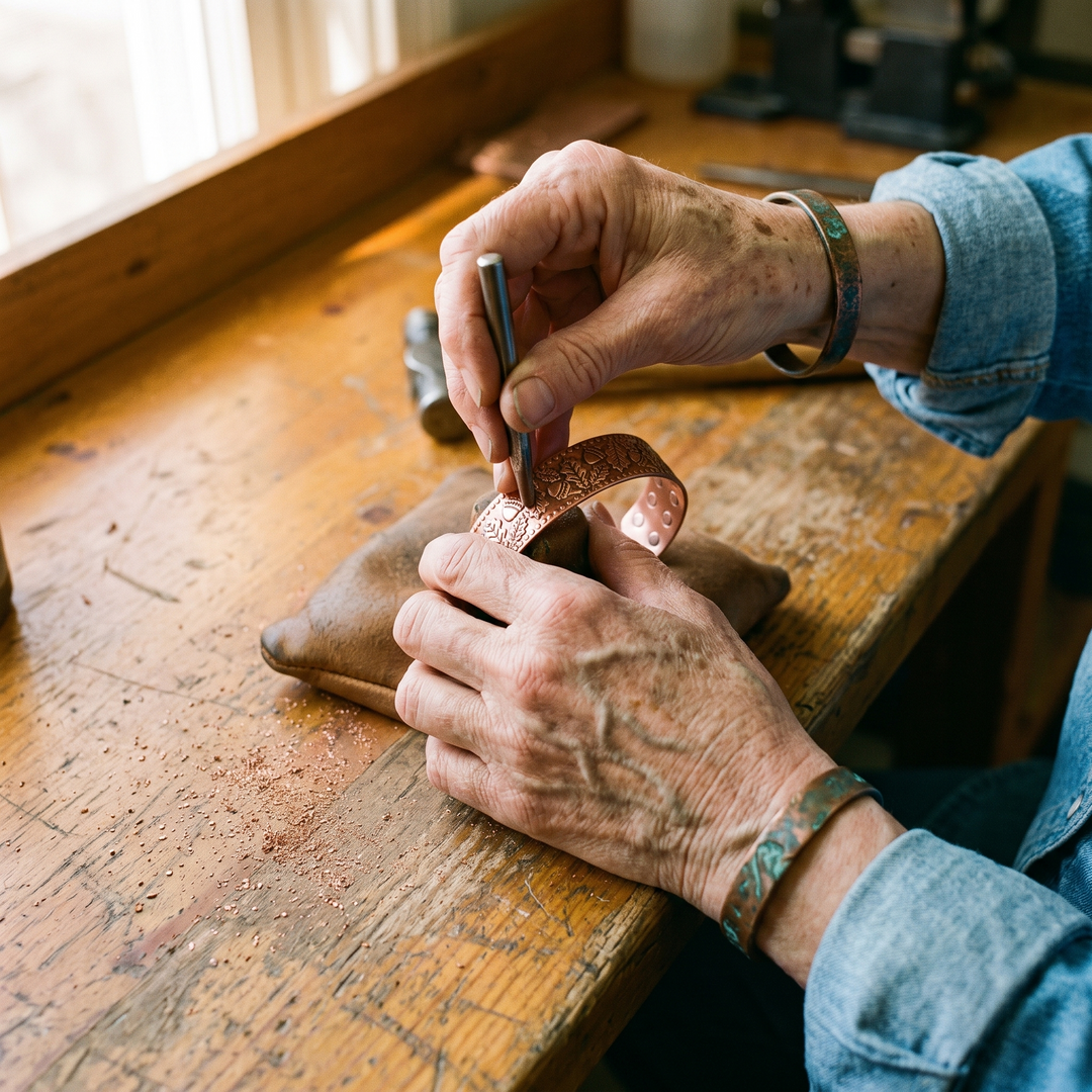 Parker's Timber Copper Bracelet (FREE)