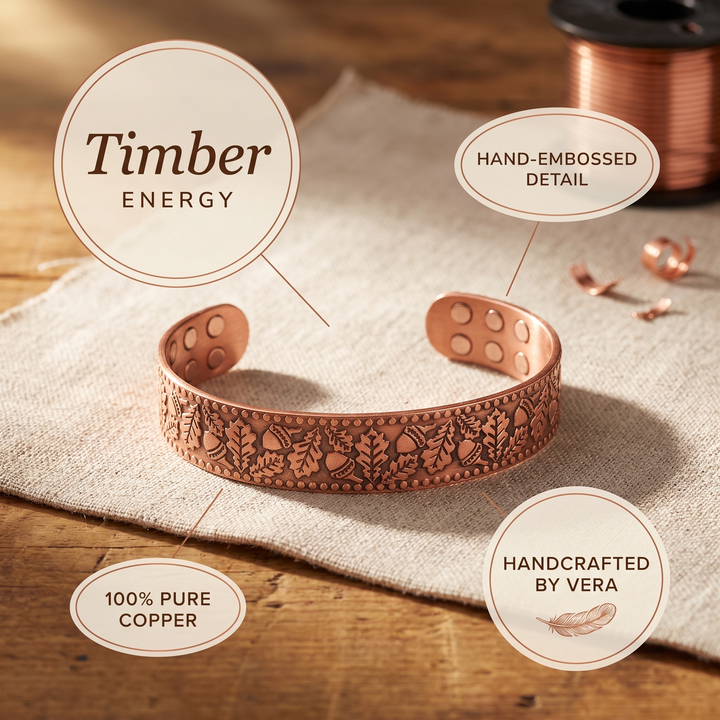 Parker's Timber Copper Bracelet (FREE)