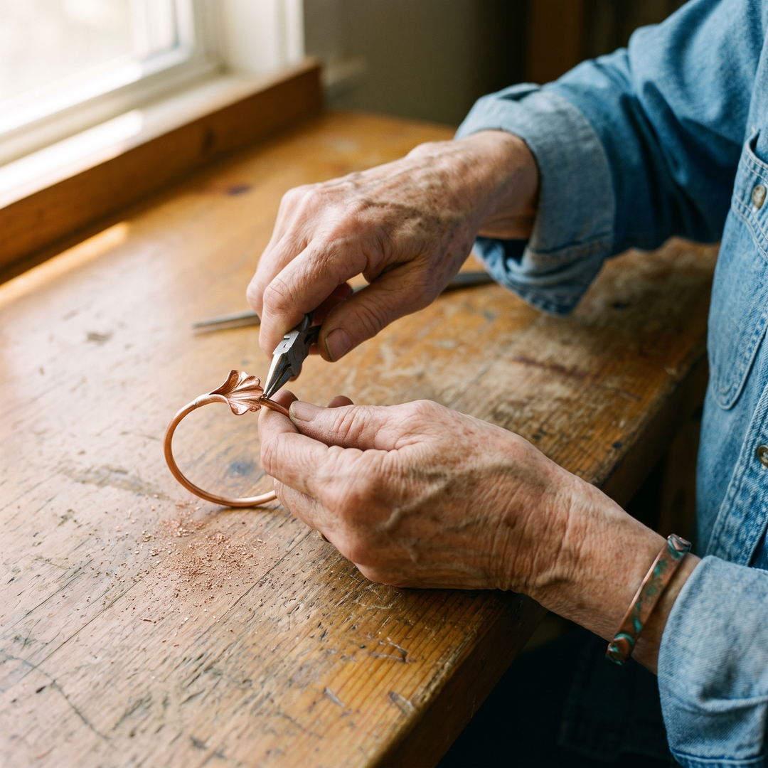 Parker's Shell Copper Bracelet (FREE)