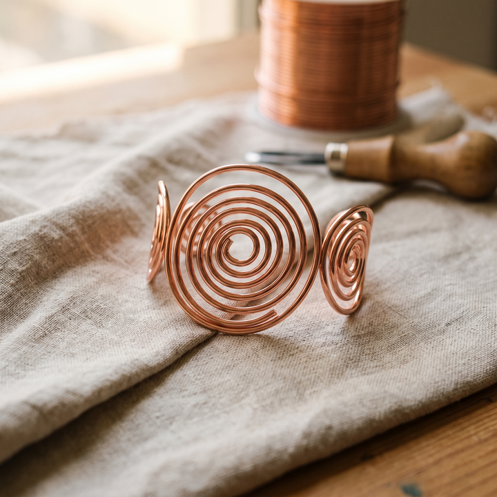 Parker's Spiral Copper Bracelet (FREE)