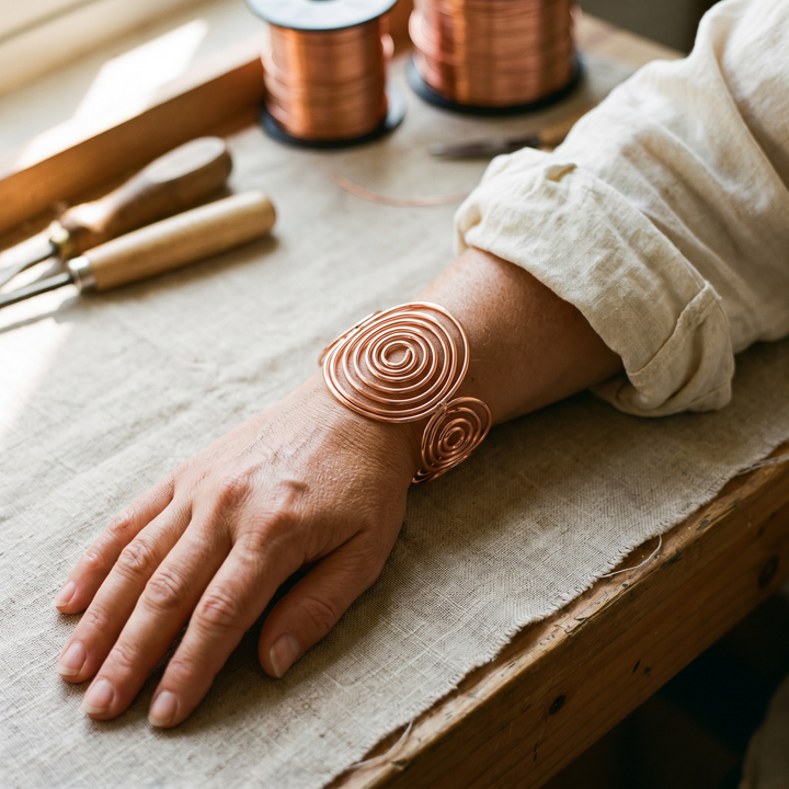 Parker's Spiral Copper Bracelet (FREE)